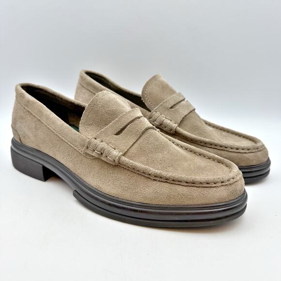 Aldo Mens Tucker Penny Loafers US 8 EU 41 Taupe Beige Suede Slip On NWOB main image 4